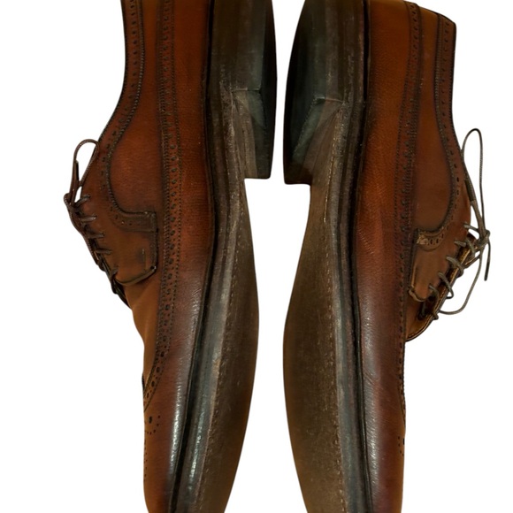 Footjoy Brogue wingtips brown leather vintage 12 A style 77347 - Picture 3 of 10